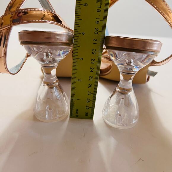 Unbranded Open Toe Rhinestone High Heel pump Shoes Size 40 - Picture 5 of 10